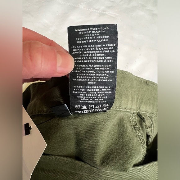 J BRAND Olive green button fly‎ straight leg pants size 6 - Picture 10 of 12